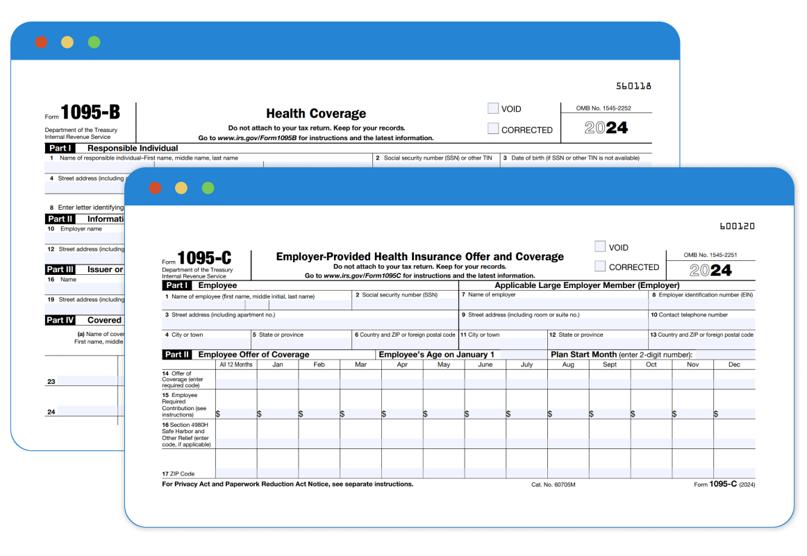 2024 Draft ACA Form 1095-b and c